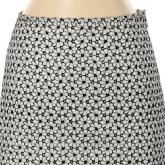 Ann Taylor Loft Daisy Cotton A Line Skirt- Sz. 0 - Picture 3 of 4